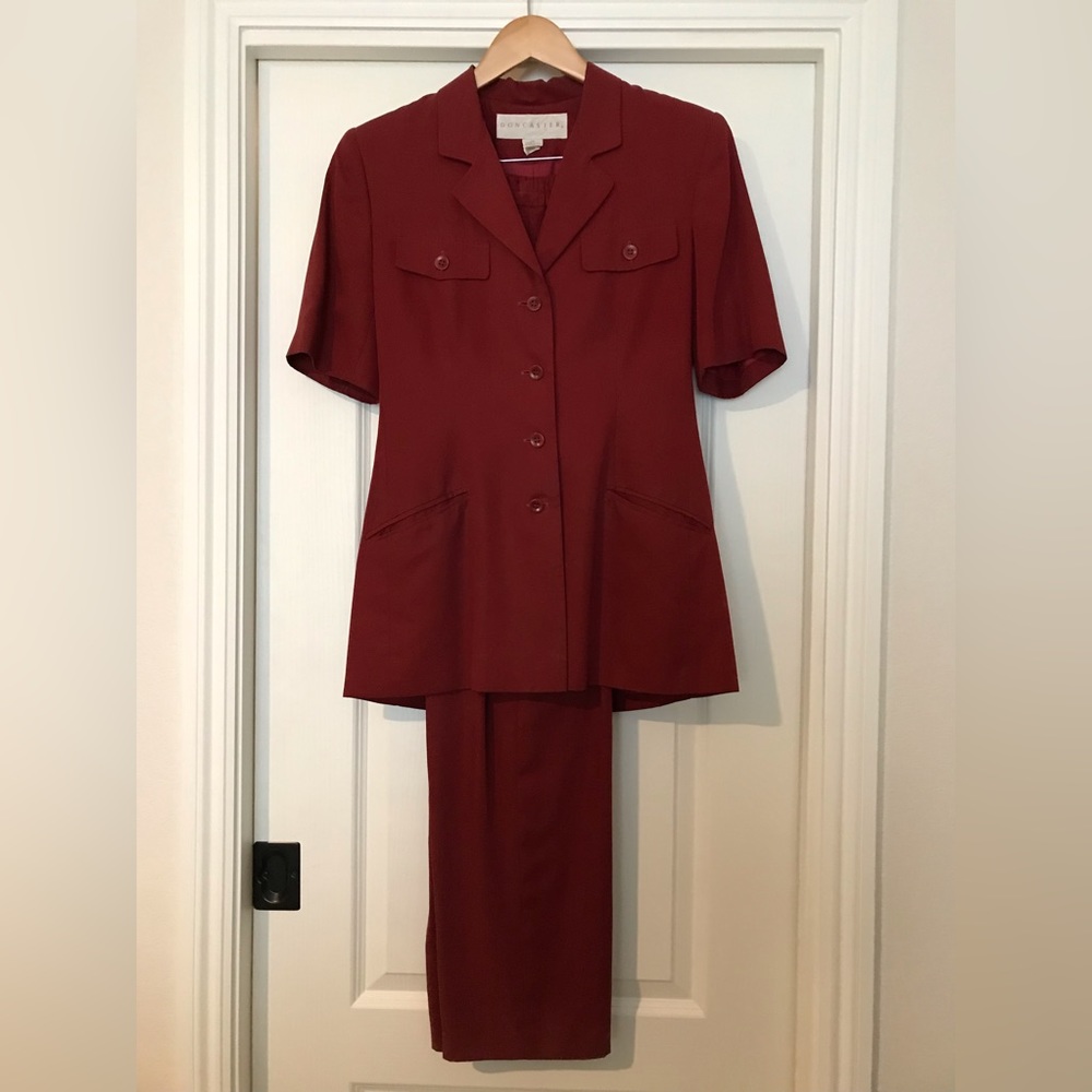 Doncaster jacket (size 10) and slacks (size 6).
